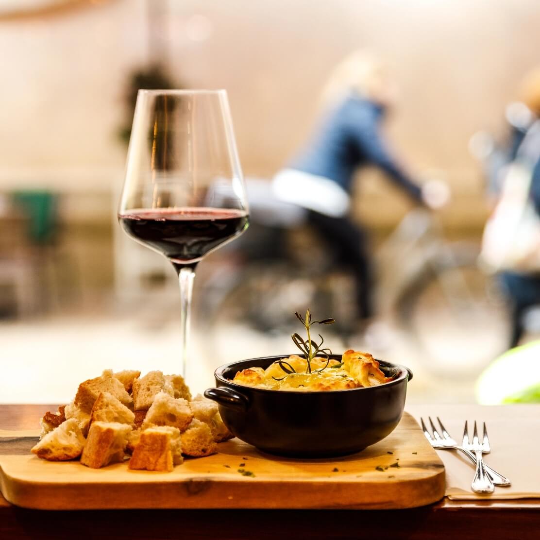 Camenbert Fondue mit Rotwein im Chin Chin Regensburg